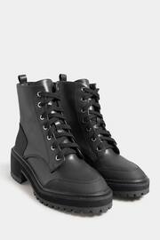 Long Tall Sally Black Chunky Lace Boots - Image 2 of 3