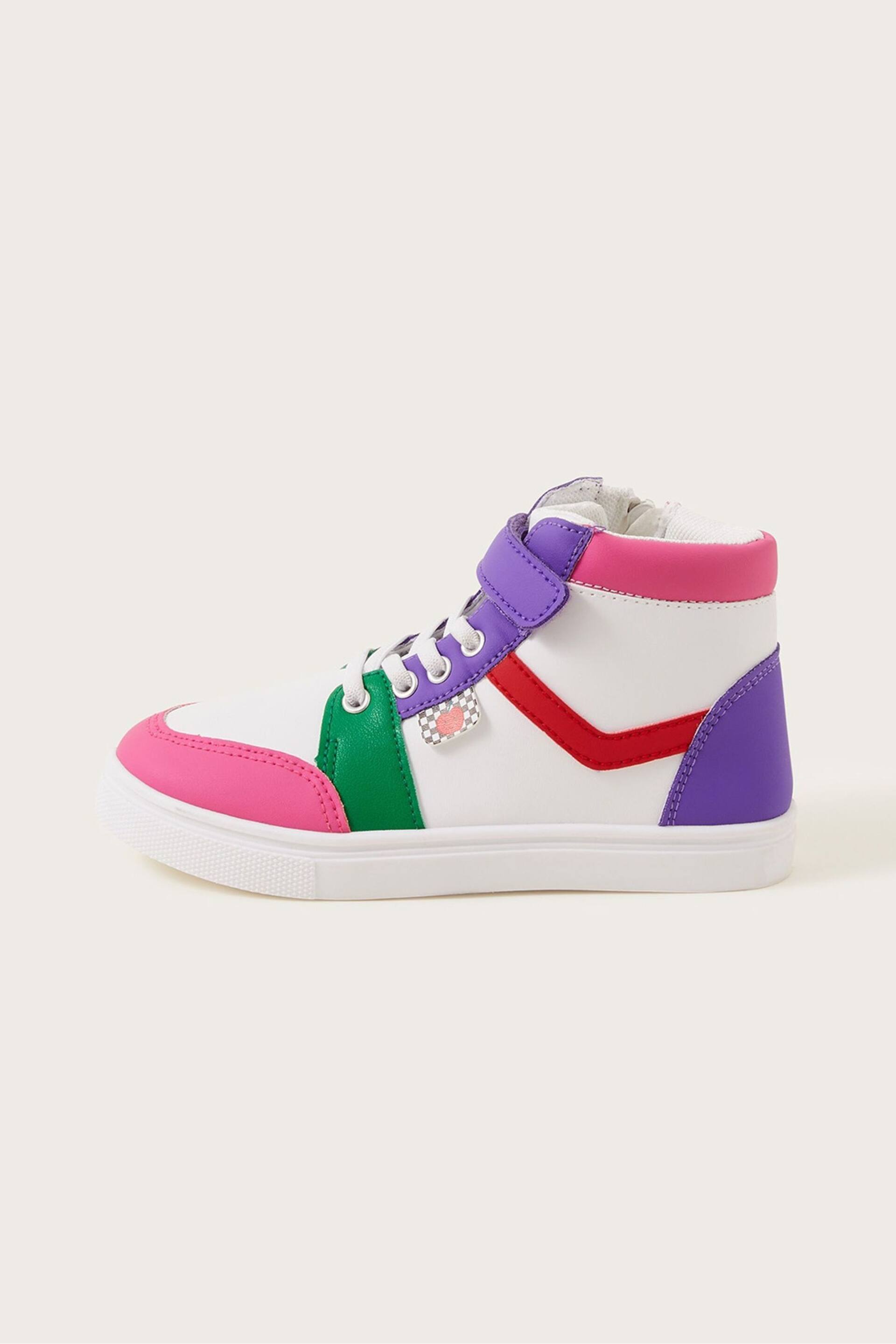 Monsoon Pink High Top Trainers - Image 1 of 3