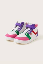 Monsoon Pink High Top Trainers - Image 2 of 3