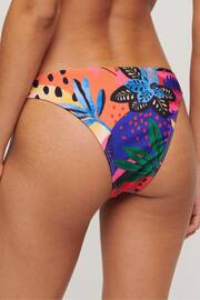 Superdry Blue Tropical Cheeky Bikini Bottoms - Image 2 of 5