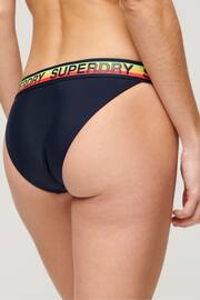 Superdry Blue Logo Classic Bikini Bottoms - Image 2 of 6