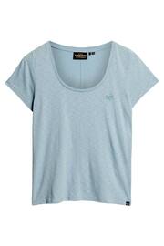 Superdry Light Blue Essential Logo 90s T-Shirt - Image 4 of 6