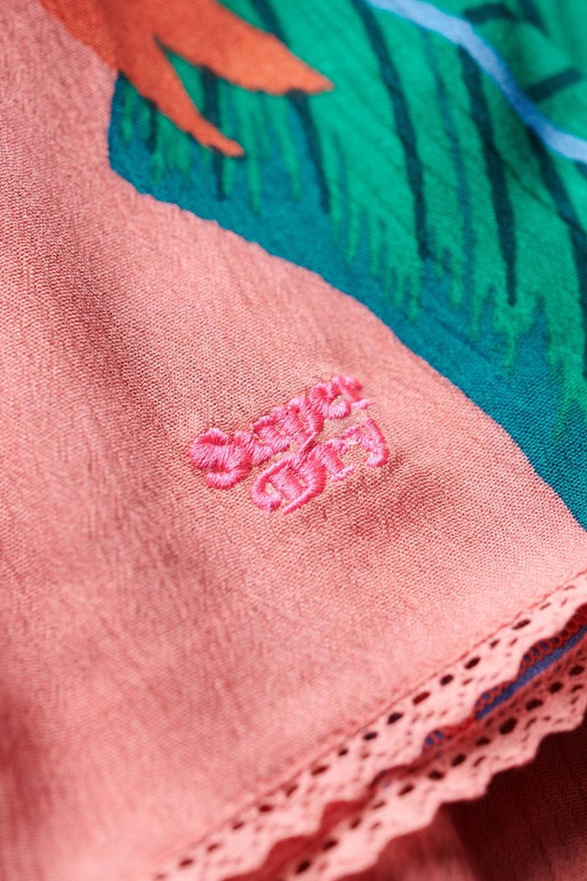 Superdry Pink Beach Shorts - Image 7 of 7