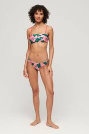 Superdry Pink Tropical Bandeau Bikini Top - Image 6 of 7