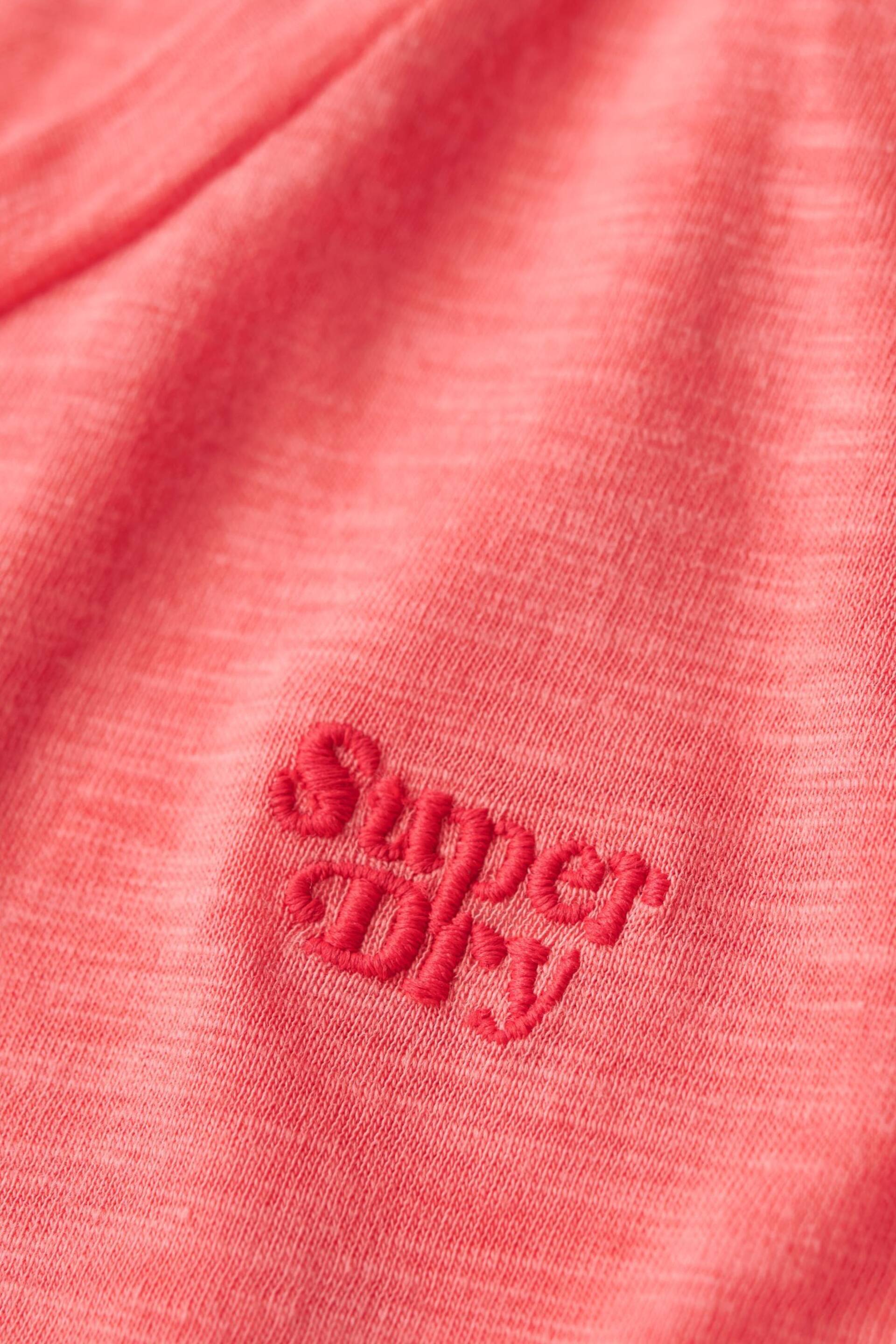 Superdry Orange Scoop Neck T-shirt - Image 5 of 6