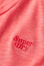 Superdry Orange Scoop Neck T-shirt - Image 6 of 6