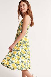 Abercrombie & Fitch Yellow Lemon Print Maxi Dress - Image 1 of 6