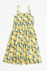 Abercrombie & Fitch Yellow Lemon Print Maxi Dress - Image 6 of 6