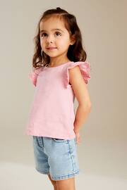 Pink Scallop Vest (3mths-7yrs) - Image 2 of 7
