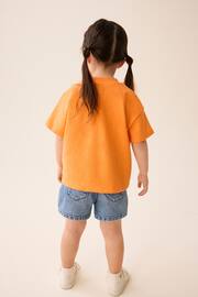 Orange Cloud Character Short Sleeve T-Shirt (3mths-7yrs) - Image 3 of 7