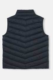 Joules Crofton Navy Blue Packable Padded Gilet - Image 2 of 6