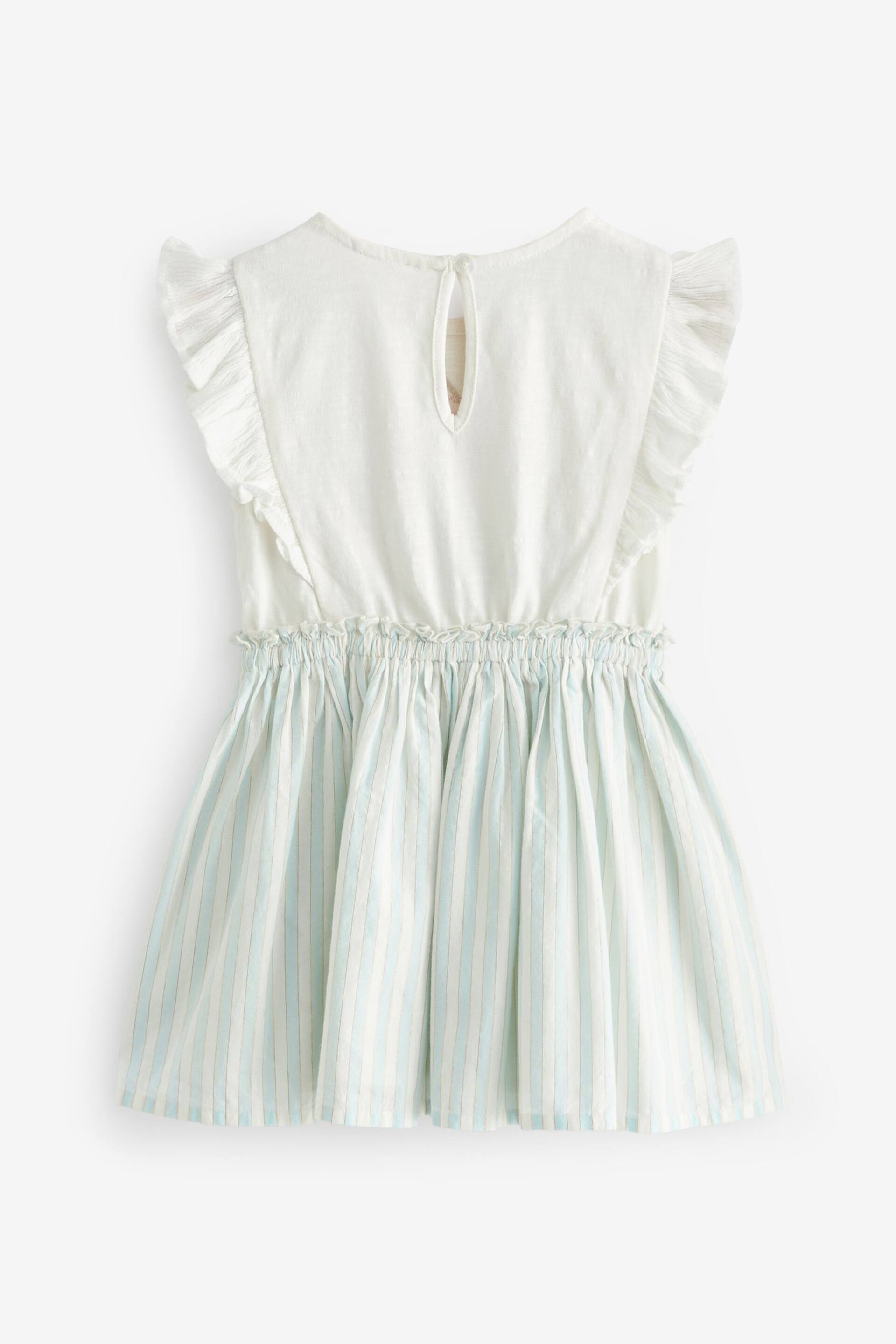 Blue Unicorn Frill Dress (3mths-7yrs) - Image 5 of 7