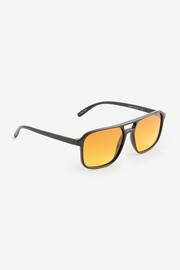 Black/Yellow Navigator Polarised Sunglasses - Image 1 of 2