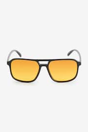 Black/Yellow Navigator Polarised Sunglasses - Image 2 of 2