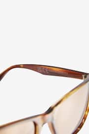 Brown N Logo Wayfarer Polarised Sunglasses - Image 6 of 6