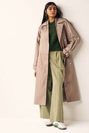Neutral Shower Resistant Trench Coat - Image 1 of 8