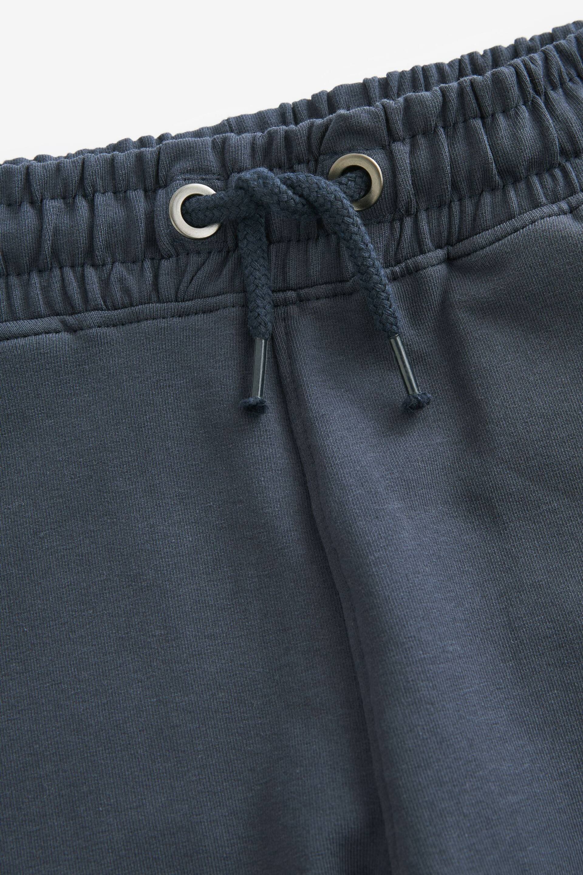 Navy Blue Longer Length Skinny Fit Joggers (3-16yrs) - Image 3 of 3