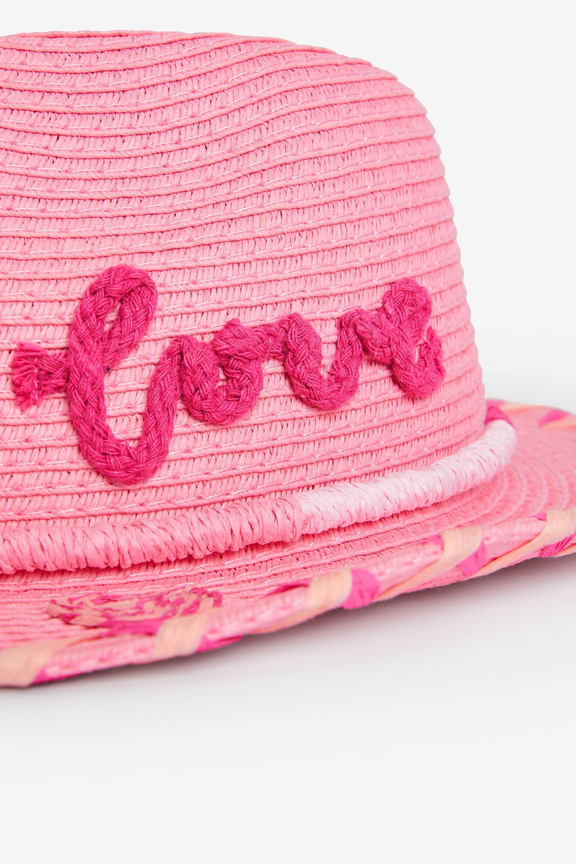 Pink Cowgirl Wide Brim Hat (3-16yrs) - Image 3 of 3