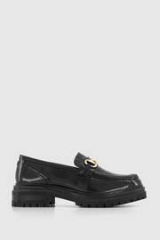 Office Black Franks Patent Leather Chunky Snaffle Loafers - Image 1 of 4