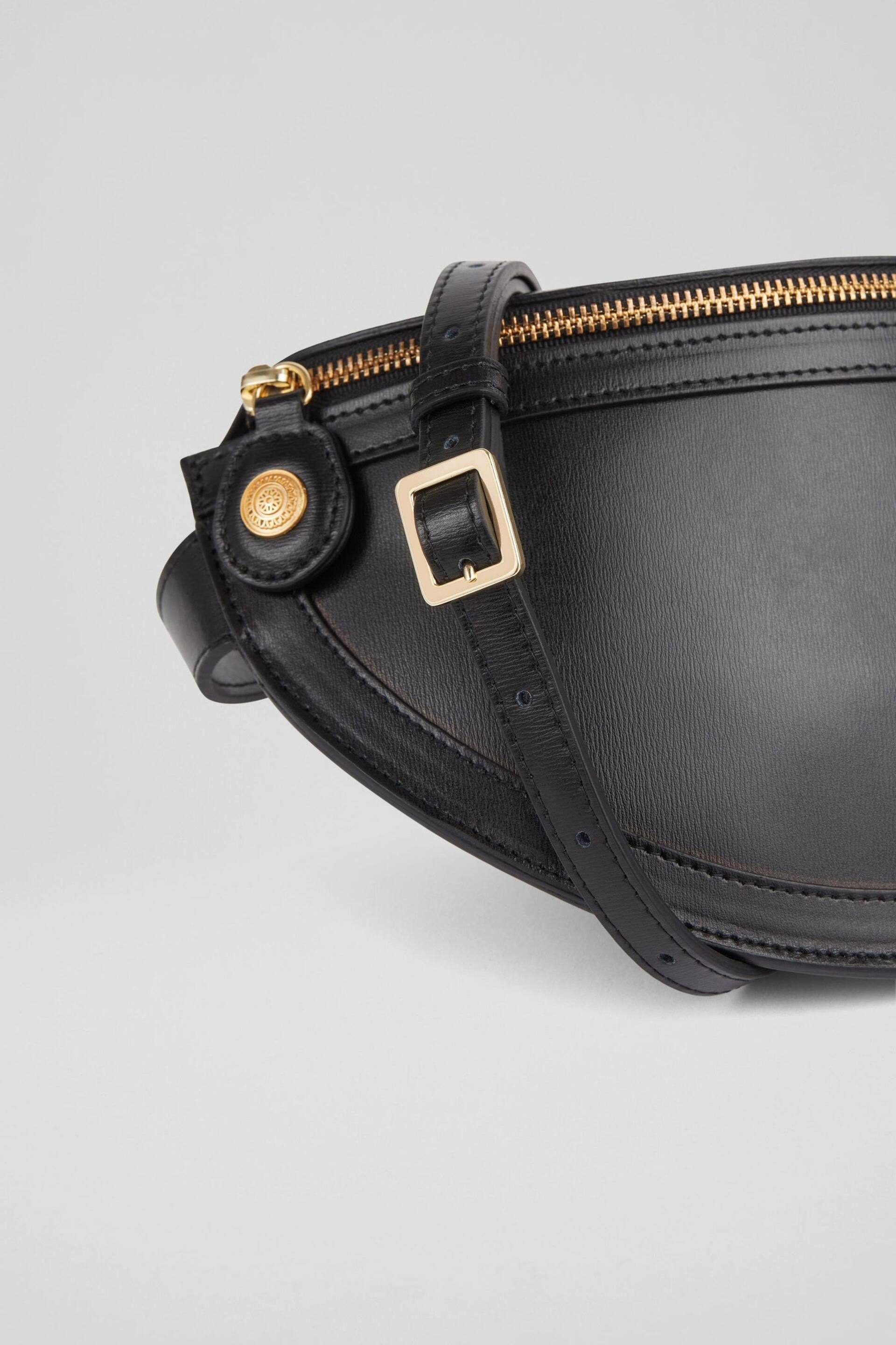 LK Bennett Greta Leather Cross-Body Bag - Image 4 of 6