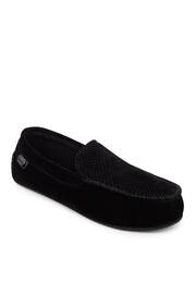 Totes Black Isotoner Airtex Suedette Mules Slippers - Image 3 of 5