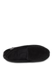 Totes Black Isotoner Airtex Suedette Mules Slippers - Image 4 of 5