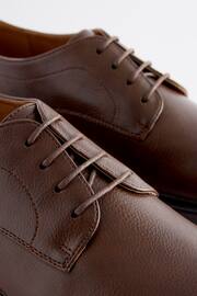 Brown Chunky Sole Derby Shoes - Image 7 of 7