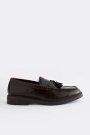 Brown Chunky Tassel Loafers - Image 3 of 7