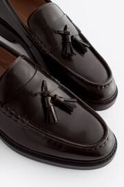 Brown Chunky Tassel Loafers - Image 5 of 7