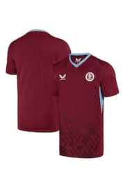 Castore Red Aston Villa Home Match Day Top - Image 1 of 3