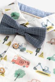 Multi Short Sleeve Shirt And Bow Tie Set (3mths-7yrs) - Image 8 of 8