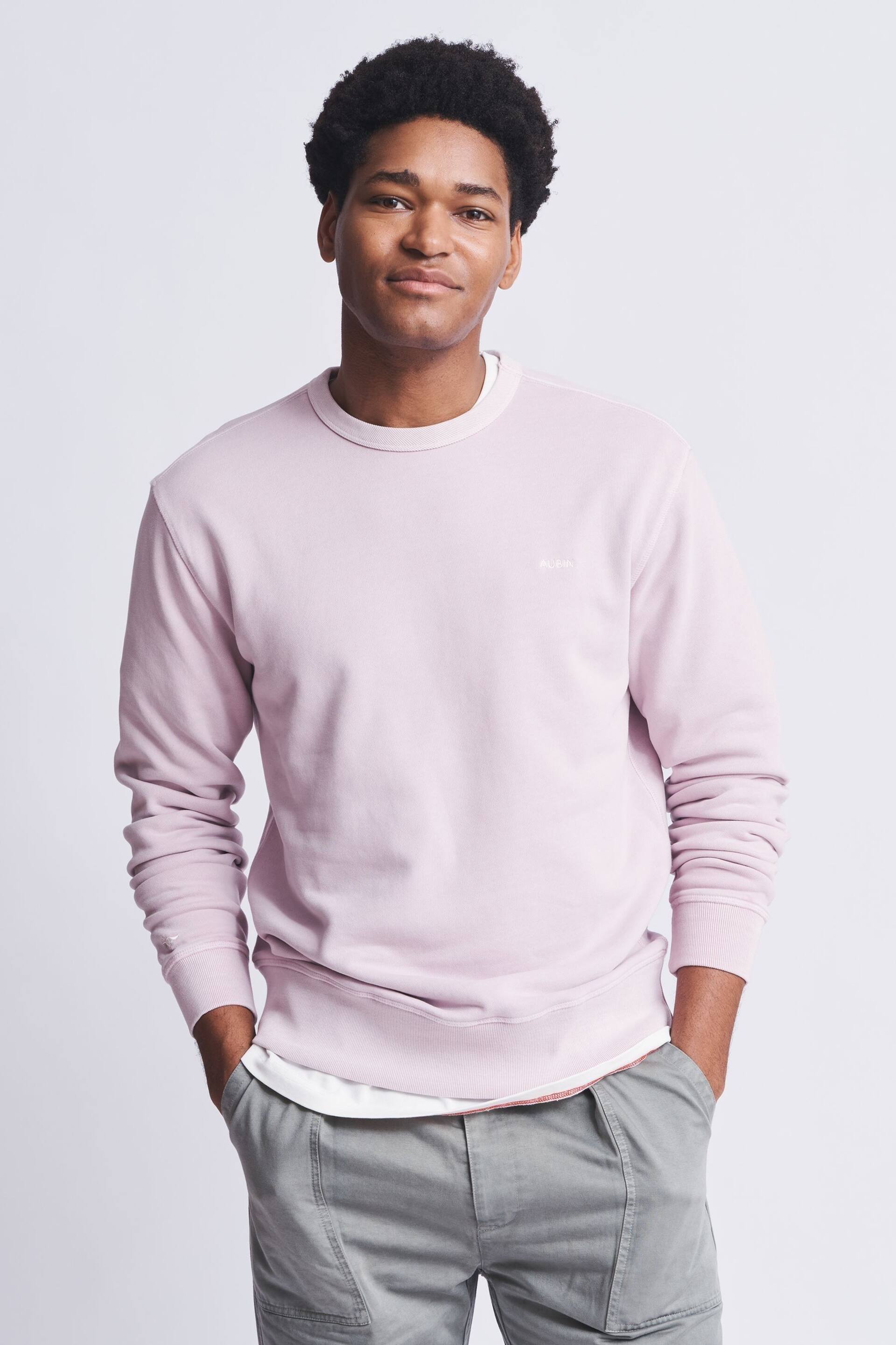 Aubin Vestry Relaxed Crew Neck Sweat Top - Image 1 of 7