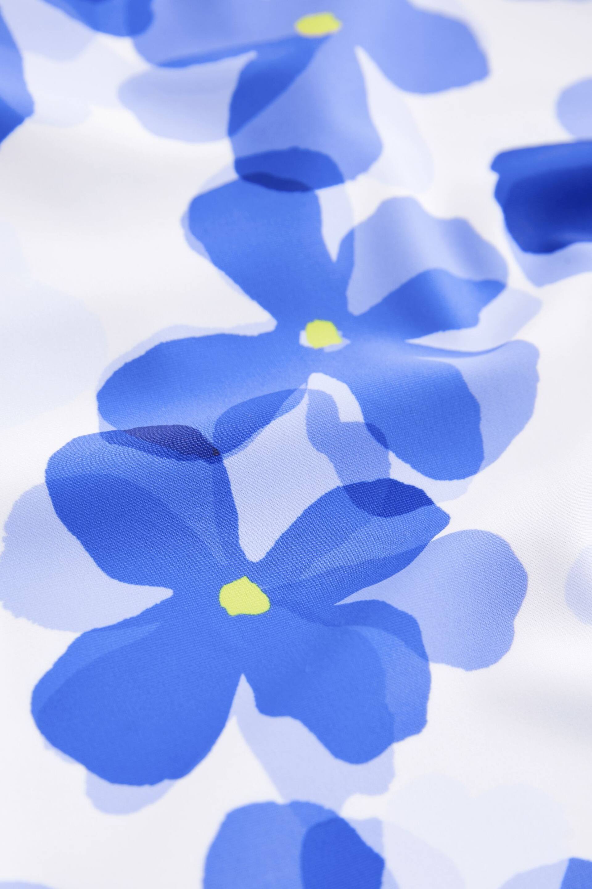 Blue Flower One Shoulder Swimsuit (3-16yrs) - Image 6 of 6