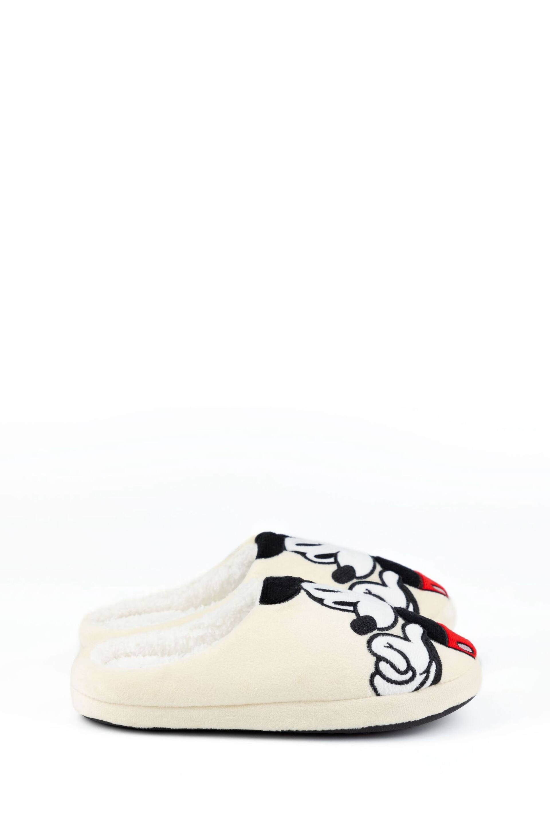 Vanilla Underground Cream Mickey Mouse Womens Mule Slippers - Image 2 of 6