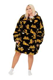 Vanilla Underground Mid Black Garfield Adult Blanket Hoodie - Image 3 of 6