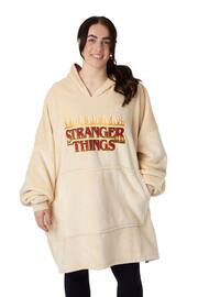 Vanilla Underground Cream Stranger Things Adult Blanket Hoodie - Image 1 of 6