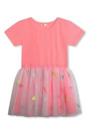 Billieblush Pink Short Sleeve Tutu Skirt Party Dress - Image 1 of 3