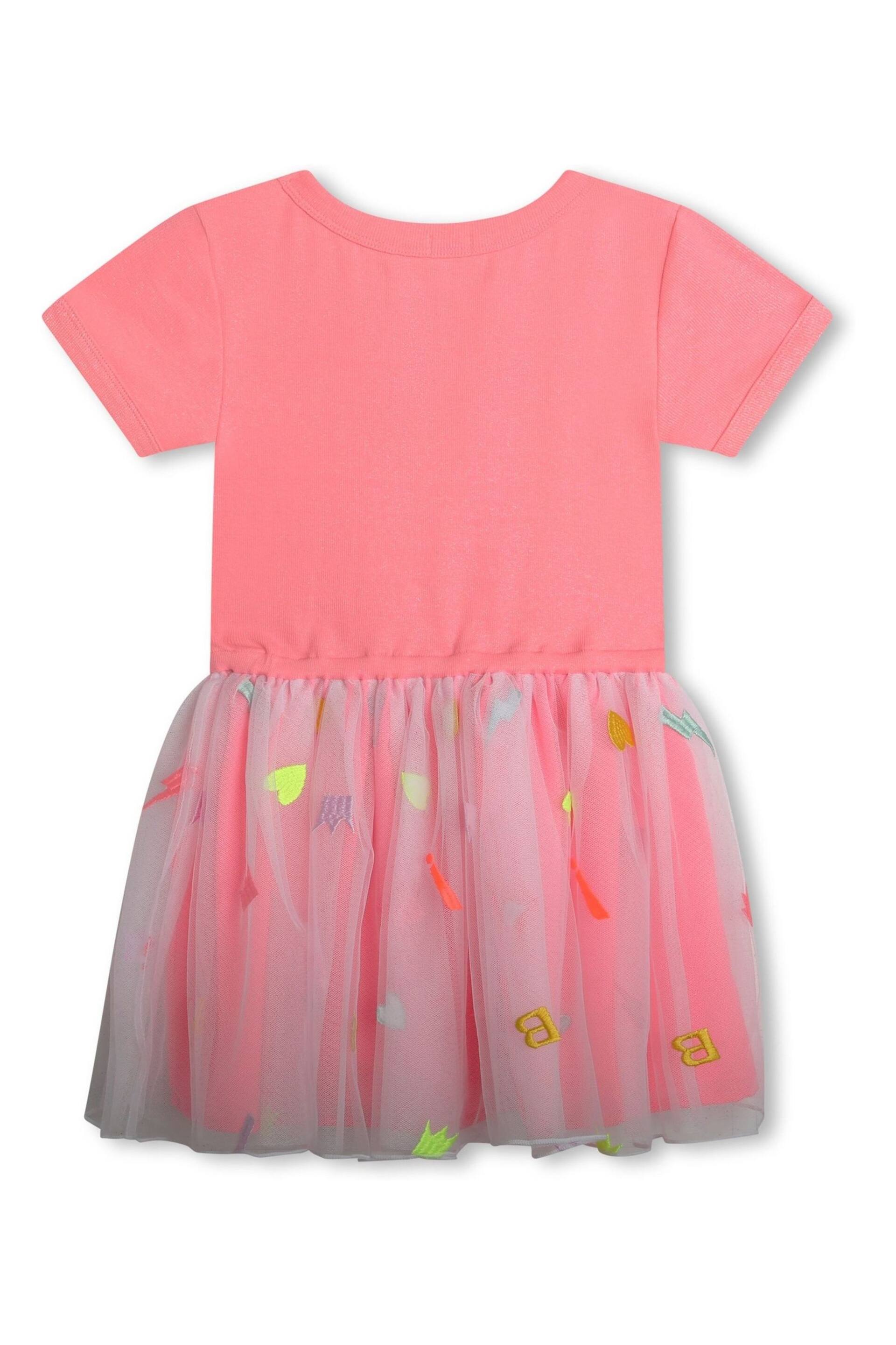 Billieblush Pink Short Sleeve Tutu Skirt Party Dress - Image 2 of 3