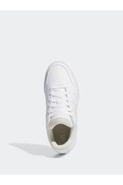 adidas White Originals Hoops 3 Trainers - Image 5 of 8
