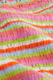 Pink Stripe Stitch Detail Knitted T-Shirt - Image 6 of 6