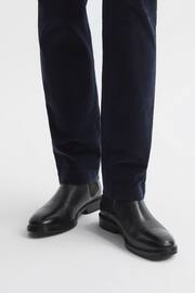 Reiss Black Renor Leather Chelsea Boots - Image 3 of 6