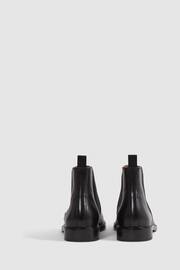 Reiss Black Renor Leather Chelsea Boots - Image 4 of 6