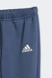 adidas Yellow/Blue Sportswear Essentials Lineage Joggers Set - Image 6 of 6