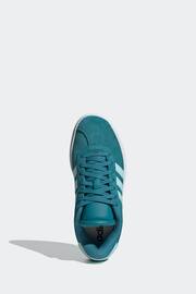 adidas Blue/White Kids VL Court Bold Trainers - Image 8 of 13