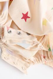 Cream/Multi Star Print Baby Integral Knickers Dress (0mths-2yrs) - Image 5 of 6