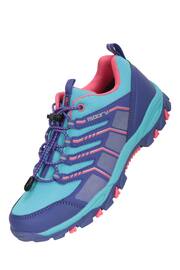 Mountain Warehouse Blue Kids Bolt Active Waterproof Shoes - Image 3 of 5