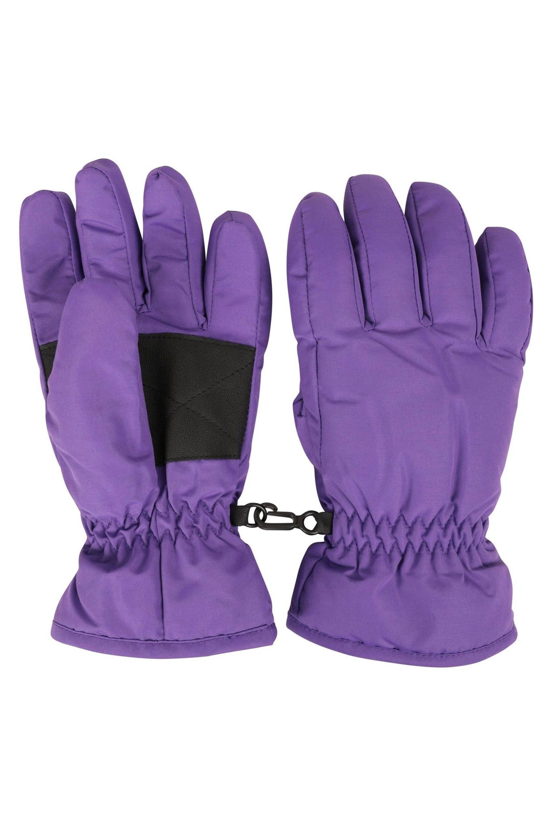 Mountain Warehouse Purple Kids Winter Accessories Set - Image 3 of 4