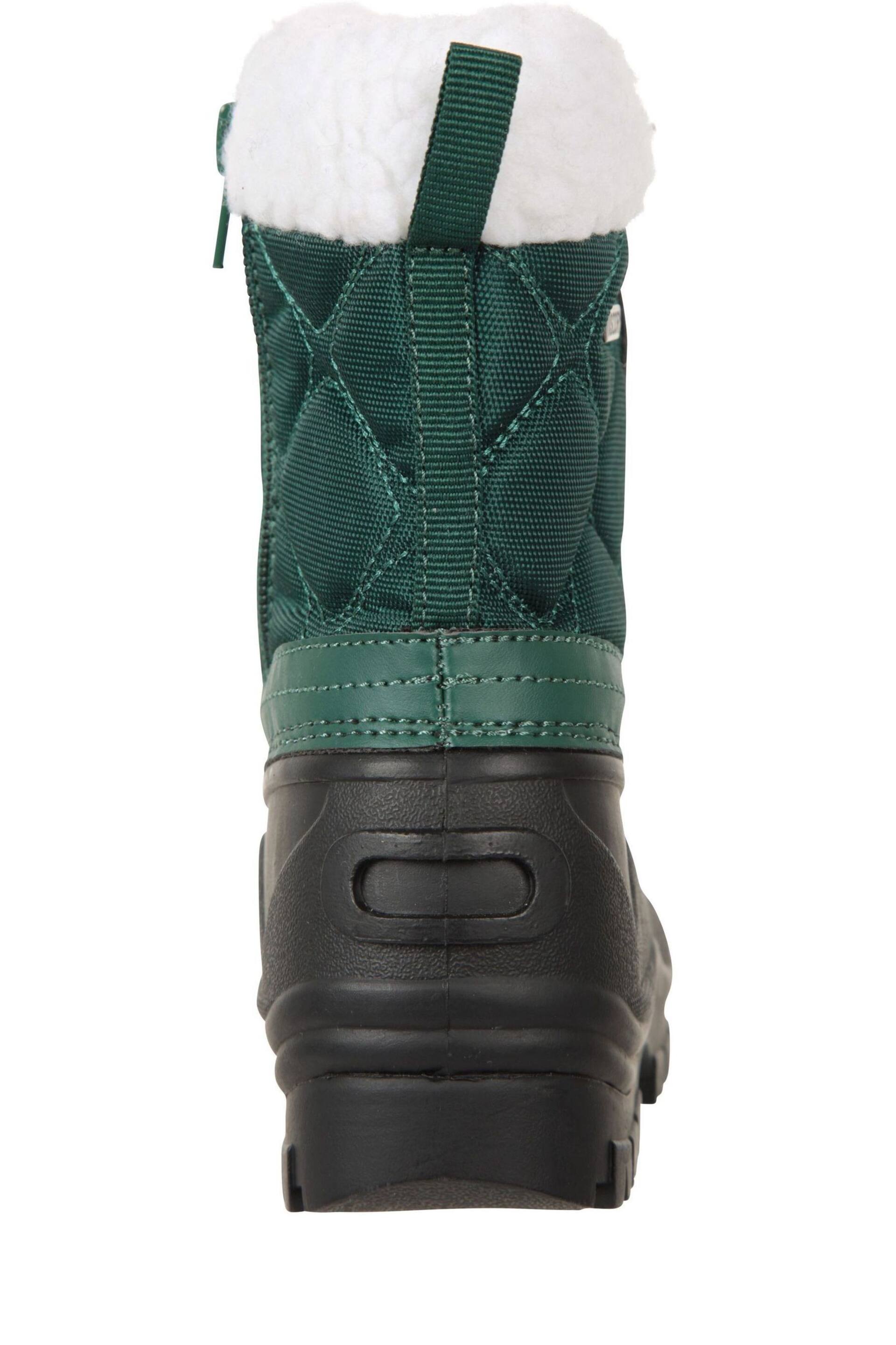 Mountain Warehouse Green Arctic Junior Waterproof Fleece Lined Snow Boots - Image 5 of 6