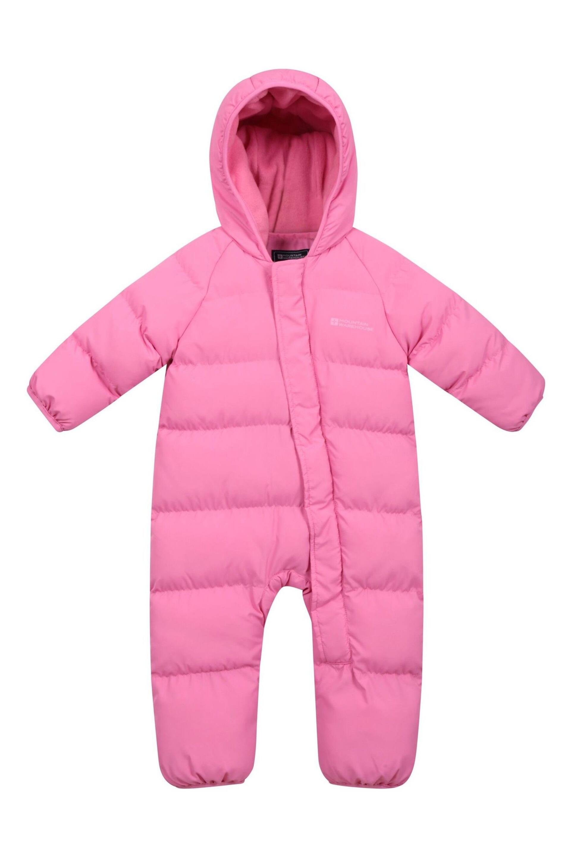 Mountain Warehouse Pink Frosty Toddler Fleece Lined Padded Suit - Image 1 of 4