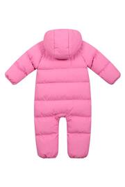 Mountain Warehouse Pink Frosty Toddler Fleece Lined Padded Suit - Image 2 of 4